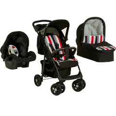 HAUCK Voziček Shopper 3v1 - Rainbow Black
