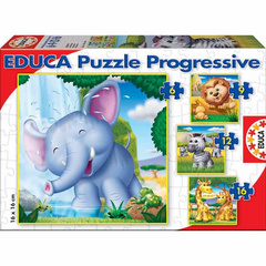EDUCA Sestavljanka - Divje živali