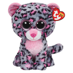 TY BEANIE BOOS Tasha -Leopard - roza/siv