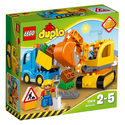 Lego Duplo Tovornjak in bager na gosenicah - 10812