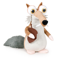 LAND Ice age 5 pliš 27 cm sort 3694