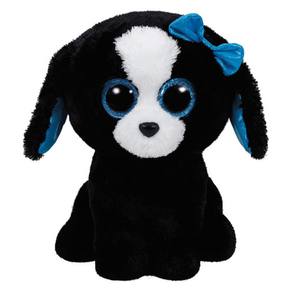TY Beanie Boos TRACEY - black/white dog (24 cm) TY 37076