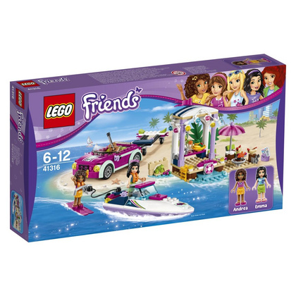Lego Friends - Andrejin transporter hitrih čolnov – 41316