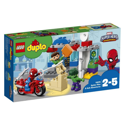 Lego DUPLO Super Heroes Dogodivščine Spider-Mana in Hulka - 10876