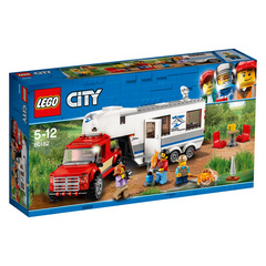 Lego City Great Vehicles Poltovornjak in počitniška prikolica - 60182