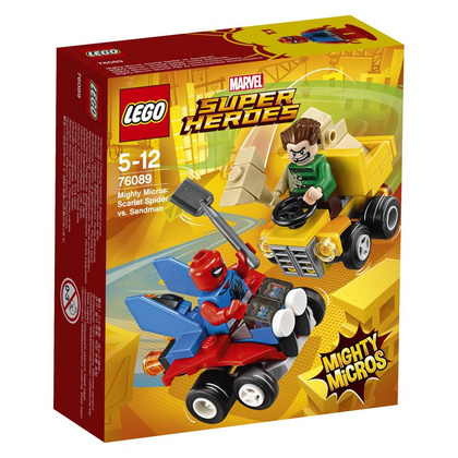Lego Super Heroes Mogočni mikri: Scarlet Spider proti Sandmanu - 76089