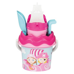 Androni 1320-PIFE vedro set Pirat roza 13 x 23cm
