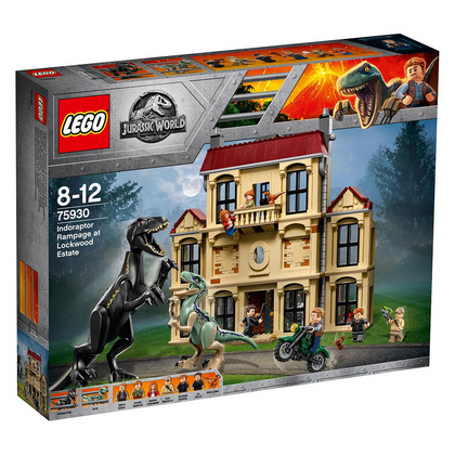 Lego Jurassic world Indoraptorjevo razdejanje posesti Lockwood - 75930