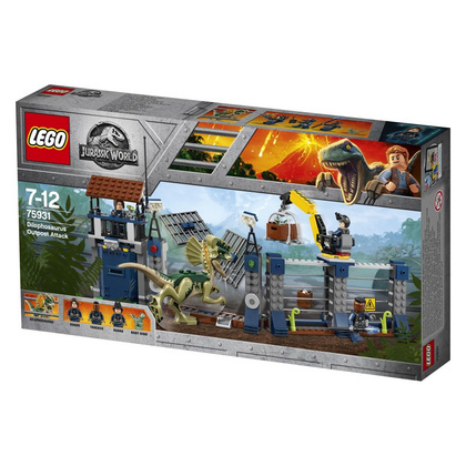 Lego Jurassic world Dilofozavrov napad na oporišče 75931