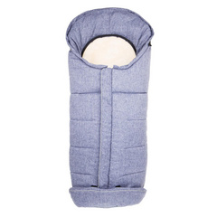 Fillikid Zimska vreča za voziček Marviso - Melange Jeans/Blue