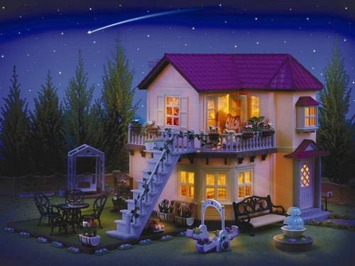 Velika hiša z lučjo Sylvanian Families