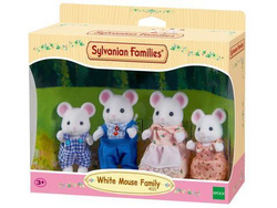 Družina belih mišk Sylvanian Families