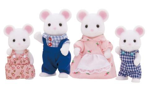 Družina belih mišk Sylvanian Families