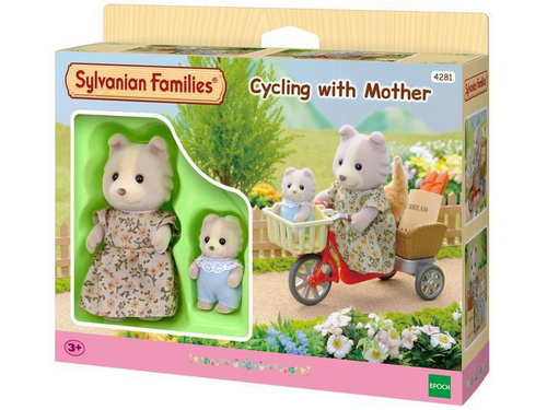 Kolesarjenje z mamo Sylvanian Families
