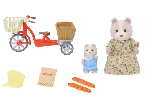Kolesarjenje z mamo Sylvanian Families