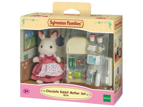 Mama čokoladni zajček s hladilnikom Sylvanian Families
