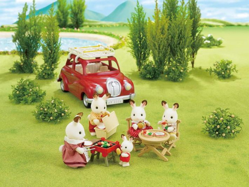 Strešni prtljažnik s piknik opremo Sylvanian Families