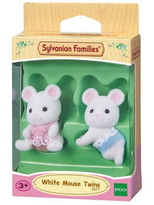 Dvojčka beli miški Sylvanian Families