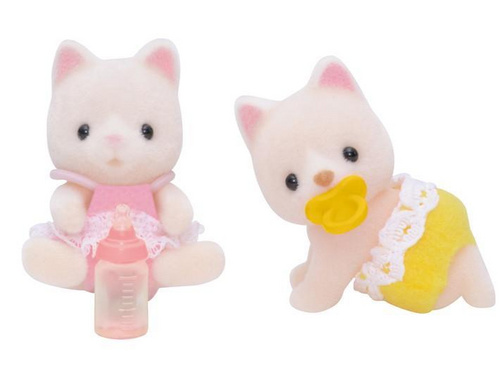 Dvojčka svileni muci Sylvanian Families
