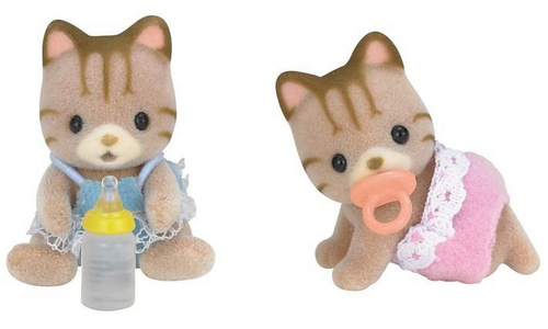 Dvojčka črtasti muci Sylvanian Families