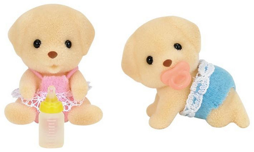 Dvojčka rumena labradorčka Sylvanian Families