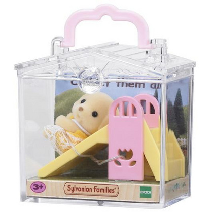 Dojenček v škatlici - labradorček na toboganu Sylvanian Families