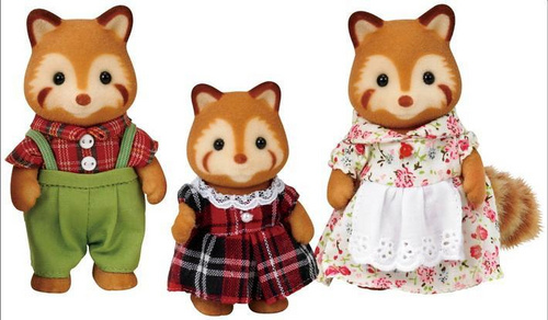 Družina rdečih pand Sylvanian Families