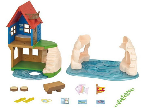 Igralna hišica na skrivnostnem otoku Sylvanian Families