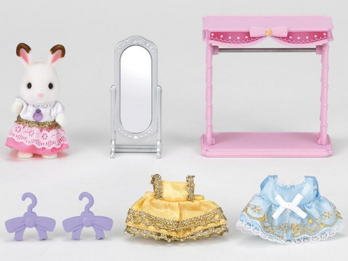 Set oblačil + čokoladna zajčica Sylvanian Families