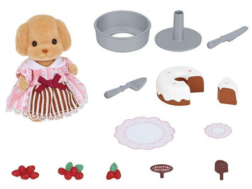 Komplet za dekoracijo torte Sylvanian Families