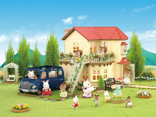 Moder družinski avto s sedmimi sedeži Sylvanian Families