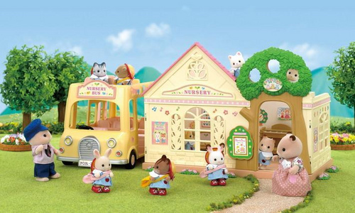 Šolski dvonadstropni avtobus Sylvanian Families