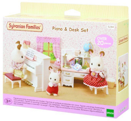 Klavir in pisalna miza Sylvanian Families set