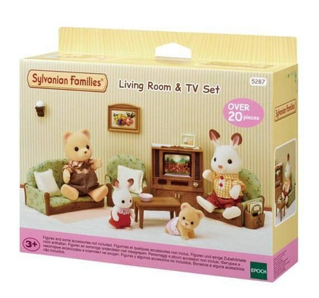 Dnevna soba in TV Sylvanian Families set