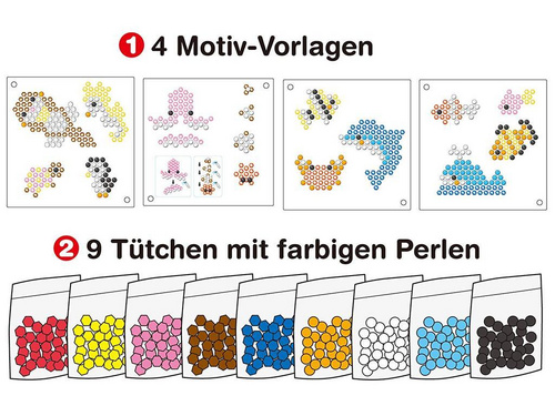 Morsko življenje refill set Aquabeads