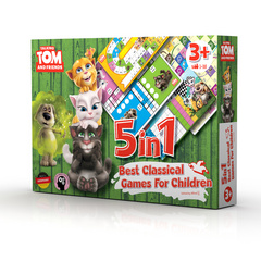 TALKING TOM AND FRIENDS SET DRUŽABNIH IGER 5 v 1