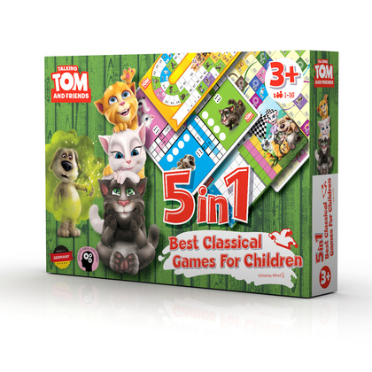 TALKING TOM AND FRIENDS SET DRUŽABNIH IGER 5 v 1
