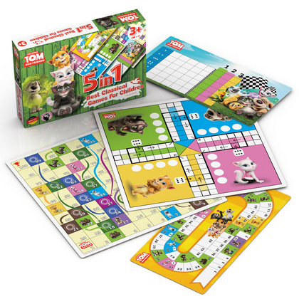 TALKING TOM AND FRIENDS SET DRUŽABNIH IGER 5 v 1