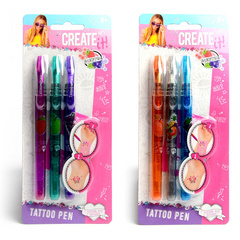 SLAMMER CREATE IT! TATTOO PARFUME GEL FLOMASTRI SET 3/1
