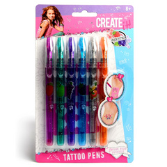 SLAMMER CREATE IT! TATTOO PARFUME GEL FLOMASTRI SET 6/1