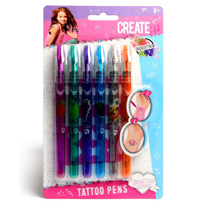 SLAMMER CREATE IT! TATTOO PARFUME GEL FLOMASTRI SET 6/1