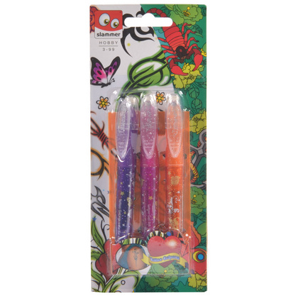 SLAMMER CREATE IT! TATTOO GEL FLOMASTRI SET 3/1
