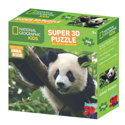 SESTAVLJANKA 3D - PANDA 150 KOS 46x31cm NAT.GEOGRAPHIC KIDS