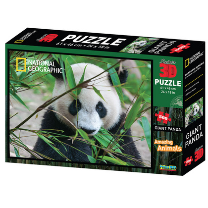 SESTAVLJANKA 3D - VELIKA PANDA 500 KOS 61x46cm NAT.GEOGRAPHI