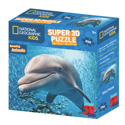 SESTAVLJANKA 3D - DELFIN 150 KOS 46x31cm NAT.GEOGRAPHIC KIDS