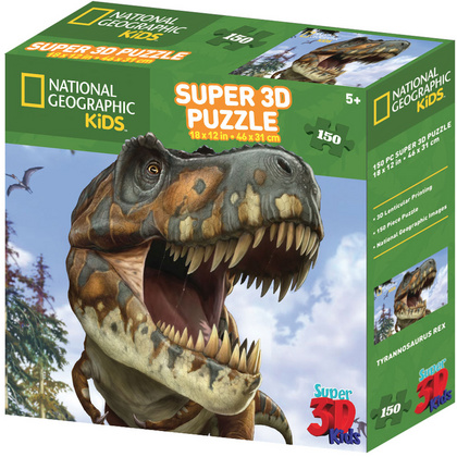 SESTAVLJANKA 3D - TIRANOZAVER 150 KOS 46x31cm NAT.GEOGRAPHIC