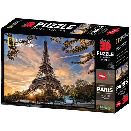 SESTAVLJANKA 3D - PARIZ 500 KOS 61x46cm NAT.GEOGRAPHIC