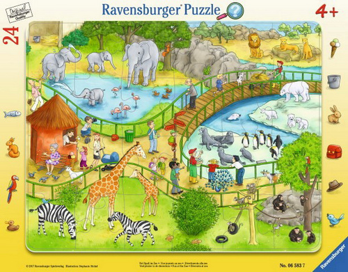 Sestavljanka Zabava v ZOO 24d
