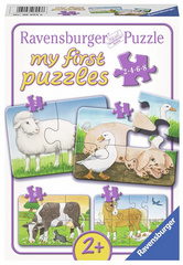 Sestavljanka Moje prve puzzle Domače živali 2,4,6,8d