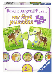 Sestavljanka Moje prve puzzle Gozdne živali 9x2d